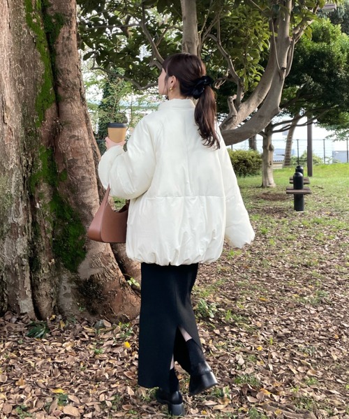 中綿リボンミドルコート（ブルゾン）｜hinari（ヒナリ）のファッション