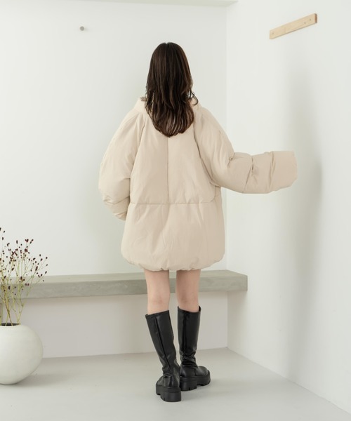 中綿リボンミドルコート（ブルゾン）｜hinari（ヒナリ）のファッション