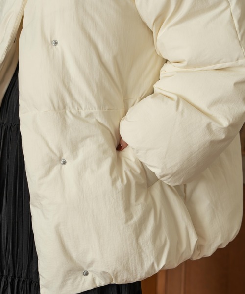 中綿リボンミドルコート（ブルゾン）｜hinari（ヒナリ）のファッション