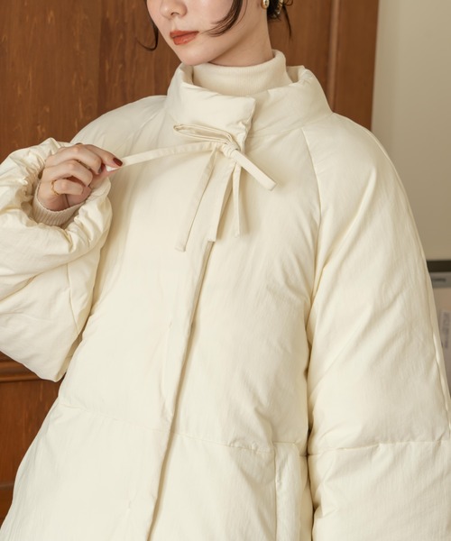中綿リボンミドルコート（ブルゾン）｜hinari（ヒナリ）のファッション