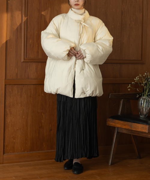 中綿リボンミドルコート（ブルゾン）｜hinari（ヒナリ）のファッション