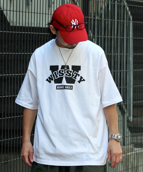 wissty(ウィスティー)の「wissty-ボーイ&ガール・ロゴ-SSTEE(Tシャツ/カットソー・メンズ・ホワイト系2/ホワイト/ブラック/ブラック系3/ブラック系2/ホワイト系3・L/M)」の17枚目の写真