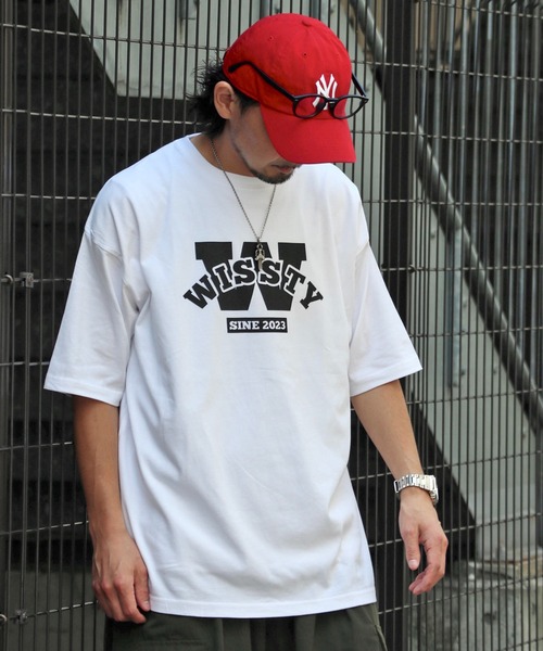 wissty(ウィスティー)の「wissty-ボーイ&ガール・ロゴ-SSTEE(Tシャツ/カットソー・メンズ・ホワイト系2/ホワイト/ブラック/ブラック系3/ブラック系2/ホワイト系3・L/M)」の18枚目の写真