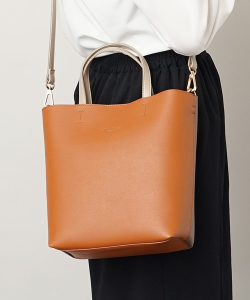 LAURA ASHLEY 2WAY バイカラー ショルダーバッグ ハンドバッグ（ショルダーバッグ）｜LAURA ASHLEY（ローラアシュレイ）