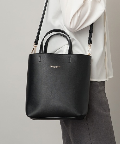 LAURA ASHLEY 2WAY バイカラー ショルダーバッグ ハンドバッグ（ショルダーバッグ）｜LAURA ASHLEY（ローラアシュレイ）