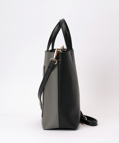 LAURA ASHLEY 2WAY バイカラー ショルダーバッグ ハンドバッグ（ショルダーバッグ）｜LAURA ASHLEY（ローラアシュレイ）