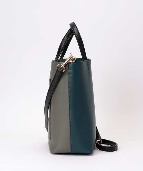 LAURA ASHLEY 2WAY バイカラー ショルダーバッグ ハンドバッグ（ショルダーバッグ）｜LAURA ASHLEY（ローラアシュレイ）