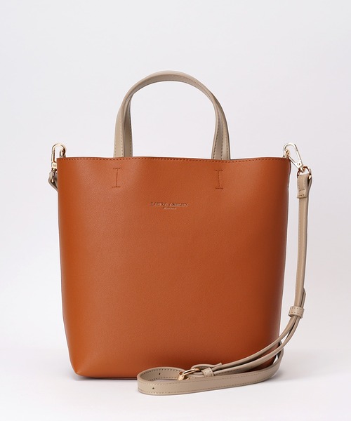 LAURA ASHLEY 2WAY バイカラー ショルダーバッグ ハンドバッグ（ショルダーバッグ）｜LAURA ASHLEY（ローラアシュレイ）