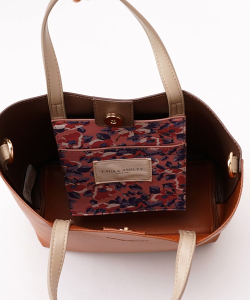 LAURA ASHLEY 2WAY バイカラー ショルダーバッグ ハンドバッグ（ショルダーバッグ）｜LAURA ASHLEY（ローラアシュレイ）