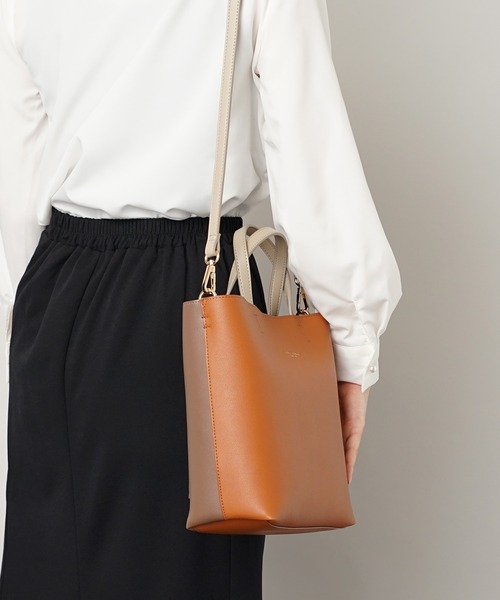 LAURA ASHLEY 2WAY バイカラー ショルダーバッグ ハンドバッグ（ショルダーバッグ）｜LAURA ASHLEY（ローラアシュレイ）