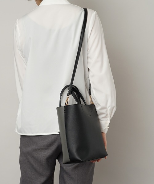 LAURA ASHLEY 2WAY バイカラー ショルダーバッグ ハンドバッグ（ショルダーバッグ）｜LAURA ASHLEY（ローラアシュレイ）