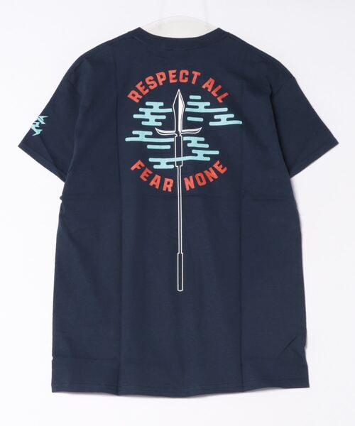 NO WAY（ノーウェイ）の「/KINJAZ/Graphic T（Tシャツ/カットソー・メンズ・ネイビー/ホワイト・LARGE/MEDIUM）」の3枚目の写真