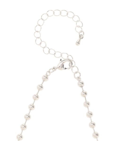 MERCURYDUO（マーキュリーデュオ）の「メタルボールネックレス（ネックレス・レディース・シルバー・FREE）」の5枚目の写真