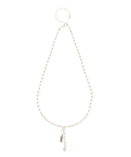 MERCURYDUO（マーキュリーデュオ）の「メタルボールネックレス（ネックレス・レディース・シルバー・FREE）」の7枚目の写真