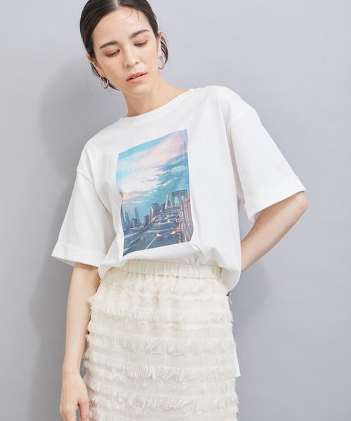 フォトプリントTee（Tシャツ/カットソー）｜LE CERCLE par rope'（ルセルクルパーロペ）