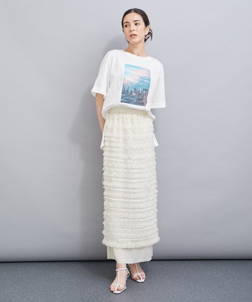 フォトプリントTee（Tシャツ/カットソー）｜LE CERCLE par rope'（ルセルクルパーロペ）