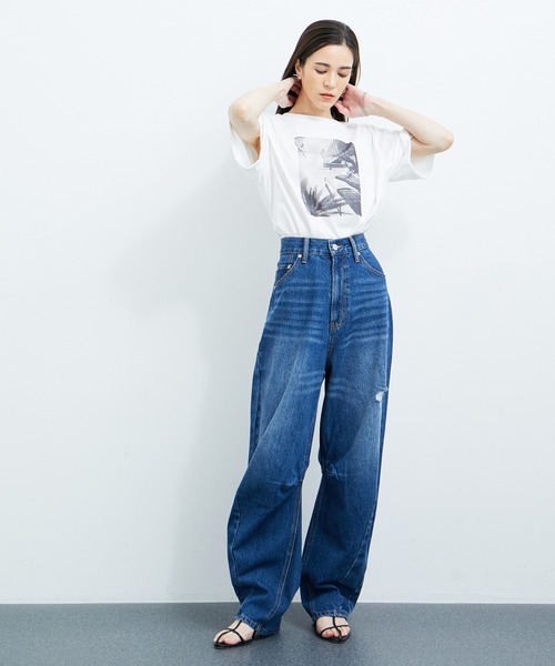 フォトプリントTee（Tシャツ/カットソー）｜LE CERCLE par rope'（ルセルクルパーロペ）