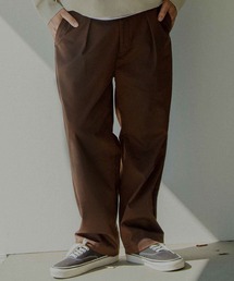 DEAR LAUREL（ディアローレル）の「【ムラサキスポーツ限定】DEAR LAUREL/ディアローレル タックワイドパンツ ロングパンツ ロンパン ワンタック 無地 シンプル D24F3104（チノパンツ）」