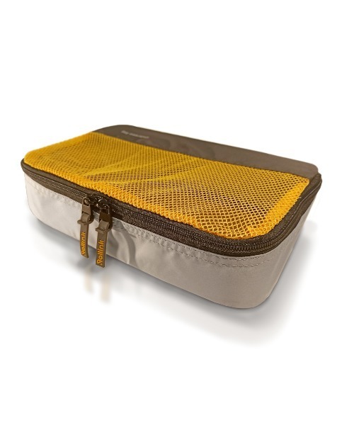 entre square(アントレスクエアー)の「Rollink パッキングキューブ 荷造り(スーツケース/キャリーバッグ・レディース・イエロー・ONE SIZE)」の7枚目の写真