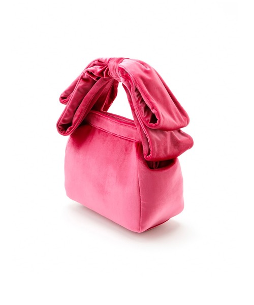 Casselini（キャセリーニ）の「Casselini(キャセリーニ)リボンハンドバッグ（ハンドバッグ・レディース・ピンク/グレー/シルバー/アイボリー・FREE）」の7枚目の写真