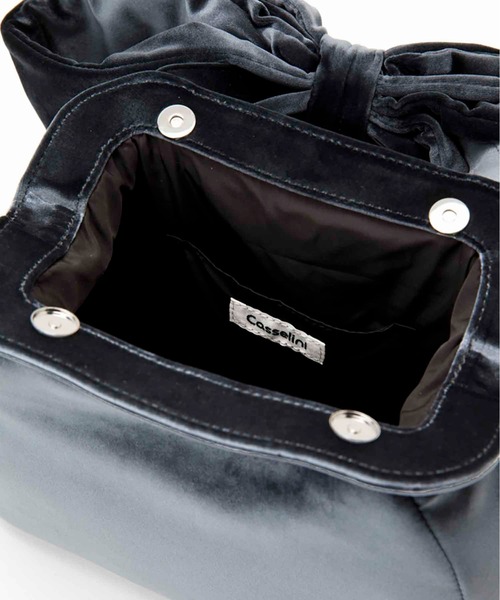 Casselini（キャセリーニ）の「Casselini(キャセリーニ)リボンハンドバッグ（ハンドバッグ・レディース・ピンク/グレー/シルバー/アイボリー・FREE）」の16枚目の写真