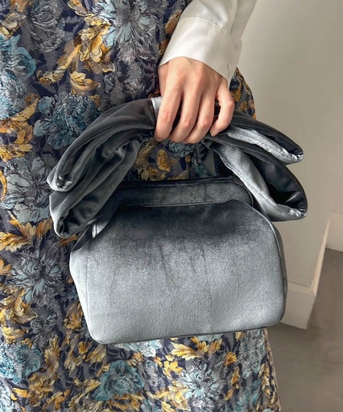 Casselini（キャセリーニ）の「Casselini(キャセリーニ)リボンハンドバッグ（ハンドバッグ・レディース・ピンク/グレー/シルバー/アイボリー・FREE）」の20枚目の写真