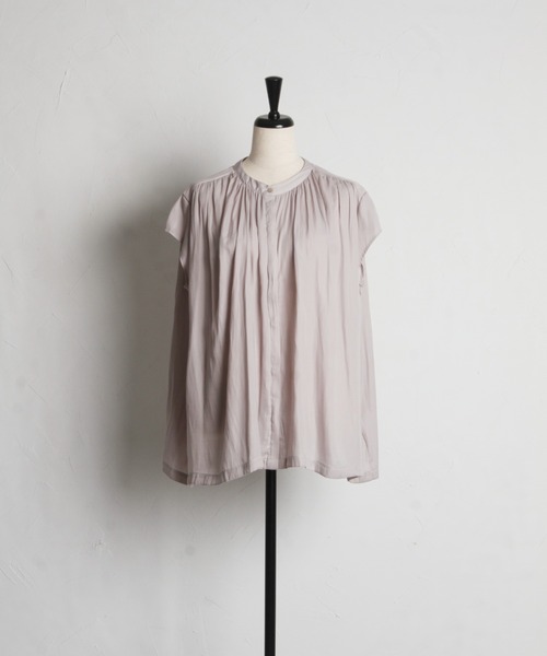 tocco closet(トッコ クローゼット)の「【ZOZO限定】ベーシックノースリーブブラウス(シャツ/ブラウス・レディース・ブルー/グレー/オフホワイト/ピンク・M)」の6枚目の写真