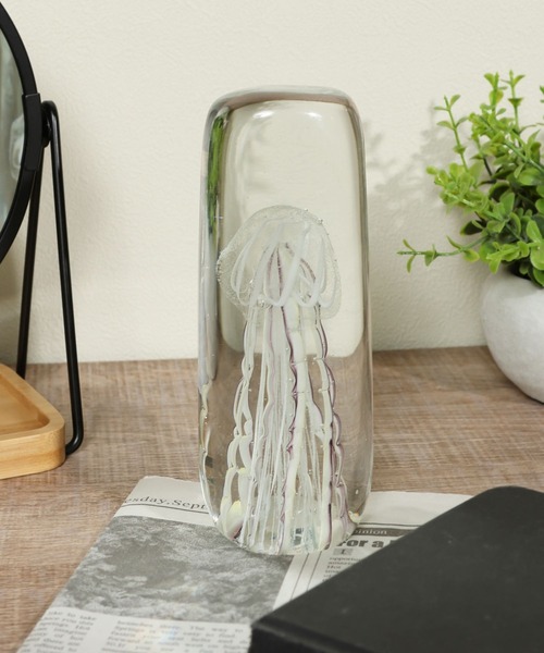 クラゲ硝子置き物3点 Amazon.co.jp: 藤栄(FUJIEI) ガラス インテリア オブジェ クラゲ