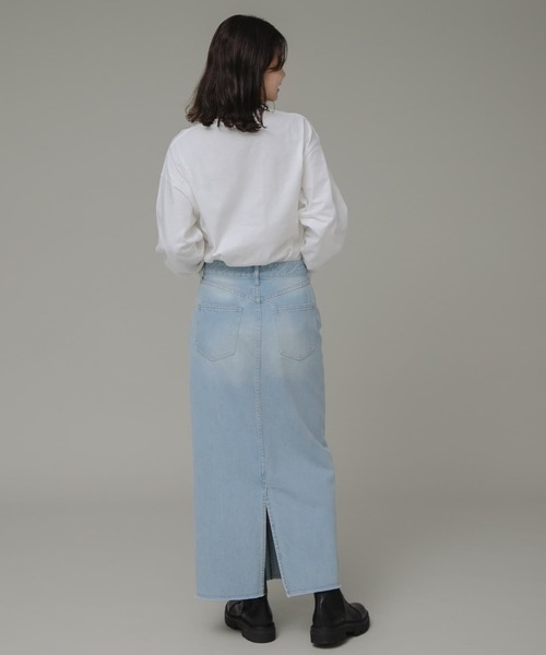 URBAN RESEARCH Sonny Label（アーバンリサーチサニーレーベル）の「『ユニセックス』GEM SPORTSWEAR　PRINT LONG T-SHIRTS（Tシャツ/カットソー・レディース・ブルー/オフホワイト/チャコールグレー・MEDIUM/LARGE）」の11枚目の写真