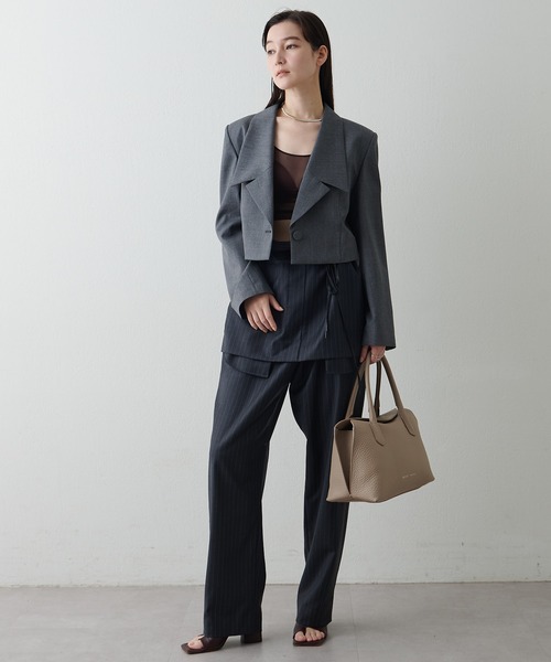 IACUCCI（イアクッチ）の「ラーナ M ALCE（トートバッグ・レディース・ネイビー/グレイッシュベージュ/グレー/ブラウン・FREE）」の16枚目の写真