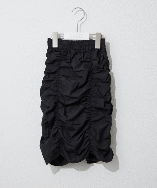 CIAOPANIC TYPY（チャオパニックティピー）の「【KIDS】縦シャーリングスカート（スカート・キッズ・カーキ/ブラック/パープル・LARGE/X-LARGE/XX-LARGE/SMALL/MEDIUM）」の16枚目の写真