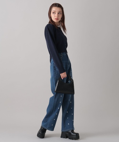 FOREVER 21（フォーエバー トゥエンティーワン）の「【2024FW】コンパクトニットカーディガン（カーディガン/ボレロ・レディース・レッド/ネイビー/グレー・FREE）」の19枚目の写真