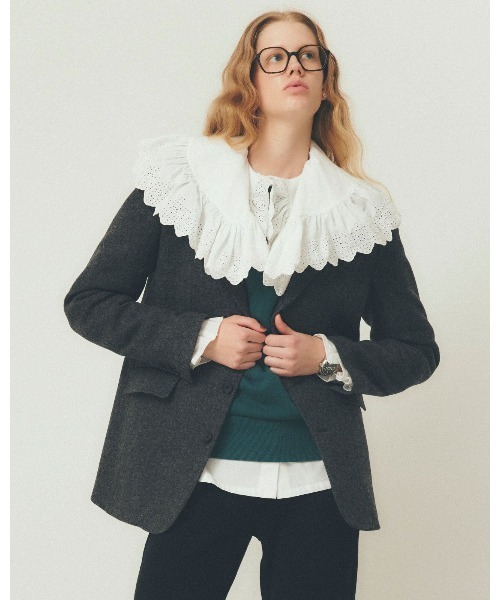 THE SHINZONE（ザ　シンゾーン）の「THE SHINZONE COMMON SWEAT SHIRT 22AMSCU02（スウェット・レディース・ホワイト/レッド/ピンク/グリーン・FREE）」の6枚目の写真