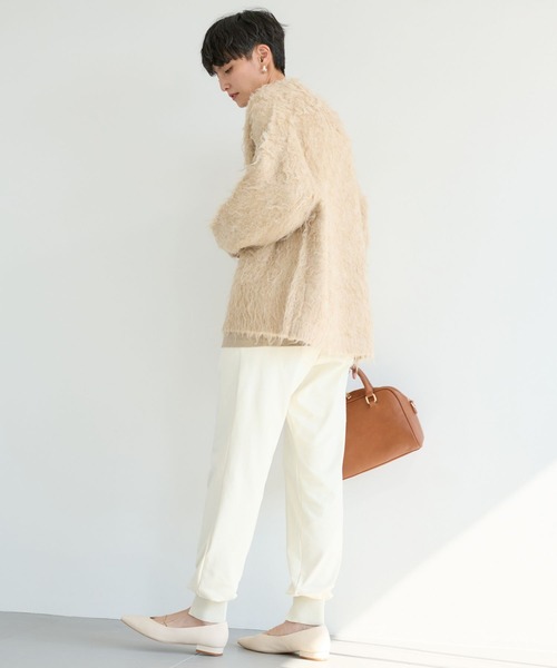 BARNYARDSTORM（バンヤードストーム）の「BARNYARDSTORM / フラッフィーカーディガン（カーディガン/ボレロ・レディース・ブルー/ラベンダー/チャコール/ブラウン/ベージュ/ピンク/オフホワイト/イエロー・FREE）」の22枚目の写真