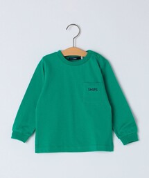 SHIPS KIDS:80~90cm / SHIPS ロゴ 長袖 TEE