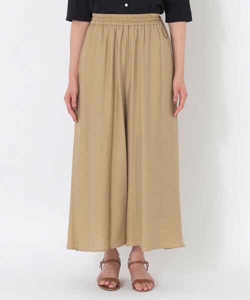 S.ESSENTIALS(エスエッセンシャルズ)の「ギャザーワイドパンツ(その他パンツ・レディース・ブラック・38/36)」の5枚目の写真