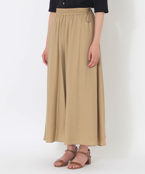 S.ESSENTIALS(エスエッセンシャルズ)の「ギャザーワイドパンツ(その他パンツ・レディース・ブラック・38/36)」の6枚目の写真