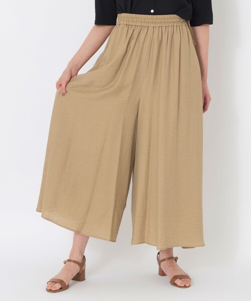 S.ESSENTIALS(エスエッセンシャルズ)の「ギャザーワイドパンツ(その他パンツ・レディース・ブラック・38/36)」の8枚目の写真