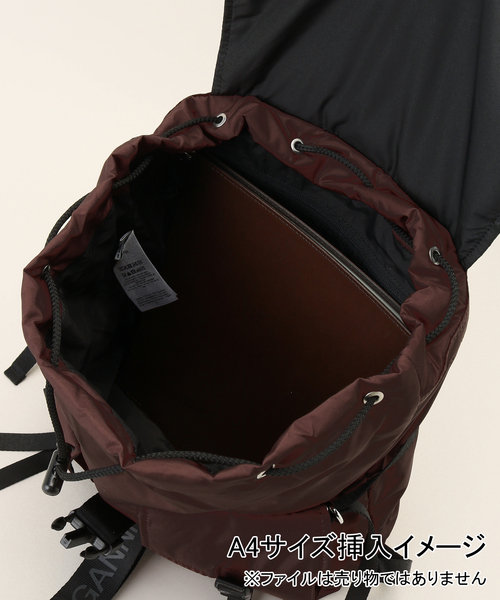 U by SPICK&SPAN（ユーバイスピックアンドスパン）の「【GANNI / ガニー】 Recycled Tech Backpack（バックパック/リュック・レディース・ブラウン・FREE）」の8枚目の写真