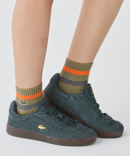 LACOSTE（ラコステ）の「ウィメンズ BASESHOT 224 2 SFA（スニーカー・レディース・ダークグリーン・22.5cm/23.0cm/24.0cm/23.5cm/24.5cm）」の8枚目の写真