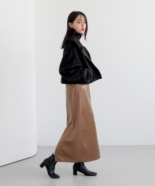 セール】マットサテンIラインスカート（スカート）｜LIAN（リアン）の
