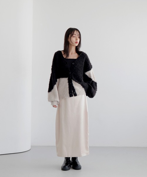 セール】マットサテンIラインスカート（スカート）｜LIAN（リアン）の