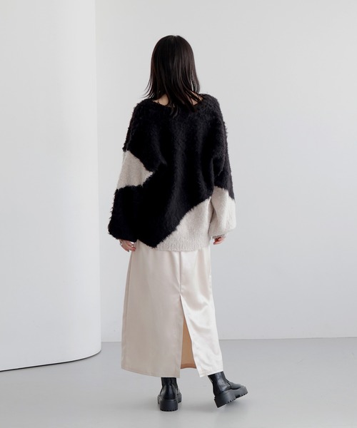 セール】マットサテンIラインスカート（スカート）｜LIAN（リアン）の