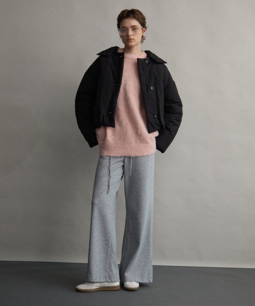 Aunt Marie's（アントマリーズ）の「3WAY中綿クロップドブルゾン（ダウンジャケット/コート・レディース・アイボリー/ブラック/レッド/ネイビー・FREE）」の10枚目の写真