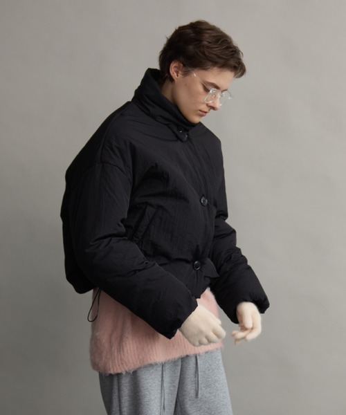 Aunt Marie's（アントマリーズ）の「3WAY中綿クロップドブルゾン（ダウンジャケット/コート・レディース・アイボリー/ブラック/レッド/ネイビー・FREE）」の14枚目の写真