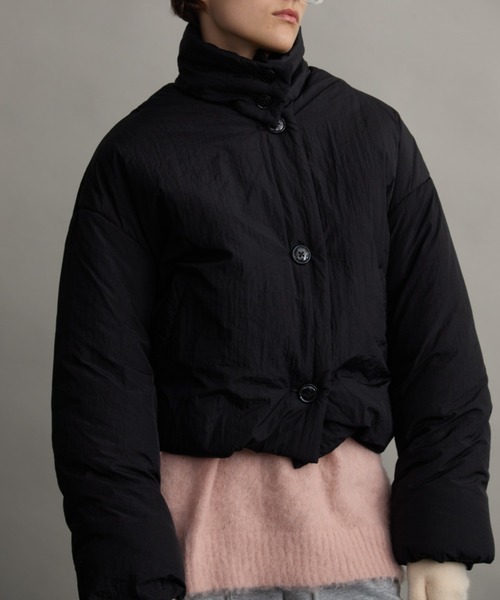 Aunt Marie's（アントマリーズ）の「3WAY中綿クロップドブルゾン（ダウンジャケット/コート・レディース・アイボリー/ブラック/レッド/ネイビー・FREE）」の16枚目の写真