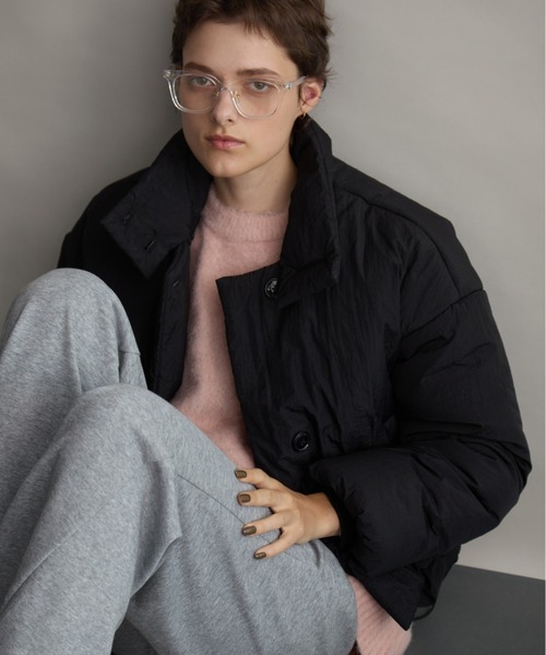 Aunt Marie's（アントマリーズ）の「3WAY中綿クロップドブルゾン（ダウンジャケット/コート・レディース・アイボリー/ブラック/レッド/ネイビー・FREE）」の11枚目の写真