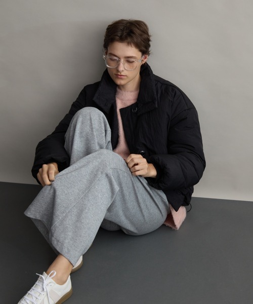 Aunt Marie's（アントマリーズ）の「3WAY中綿クロップドブルゾン（ダウンジャケット/コート・レディース・アイボリー/ブラック/レッド/ネイビー・FREE）」の12枚目の写真