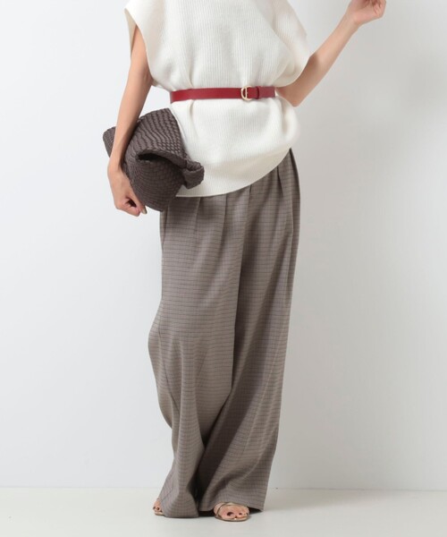 NOLLEY’S(ノーリーズ)の「ラウンドラインバックルベルト made in Italy(ベルト・レディース・ブラック/レッド・FREE)」の7枚目の写真