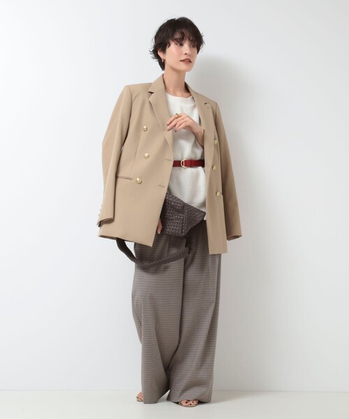 NOLLEY’S(ノーリーズ)の「ラウンドラインバックルベルト made in Italy(ベルト・レディース・ブラック/レッド・FREE)」の8枚目の写真